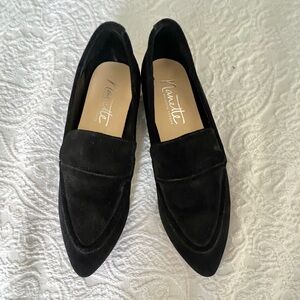 Nanette Lepore Black Suede Flats